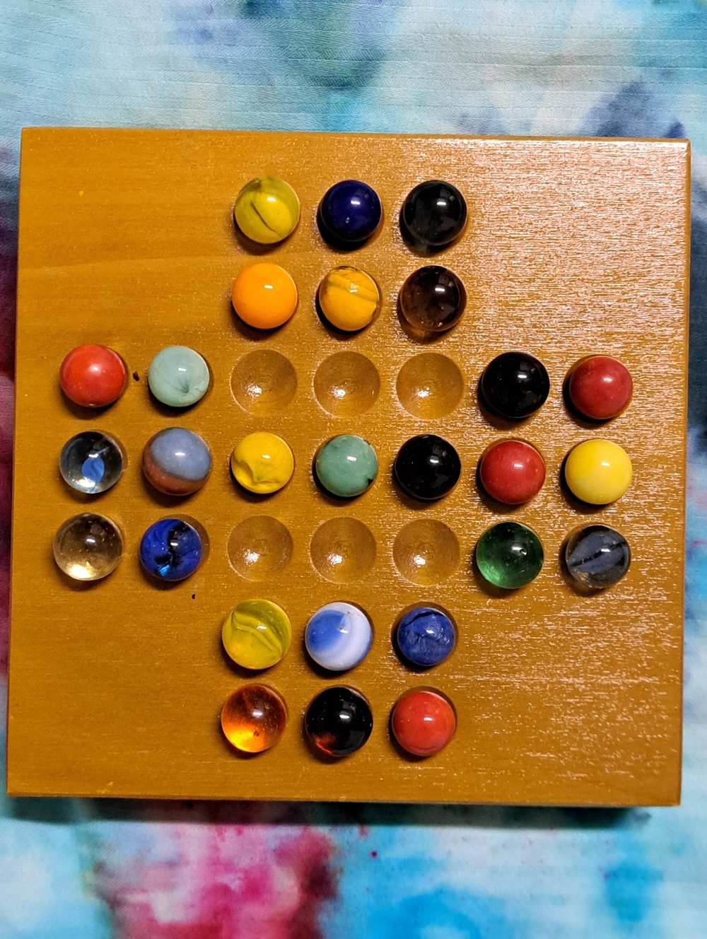 Travel Game Of Marble Solitaire